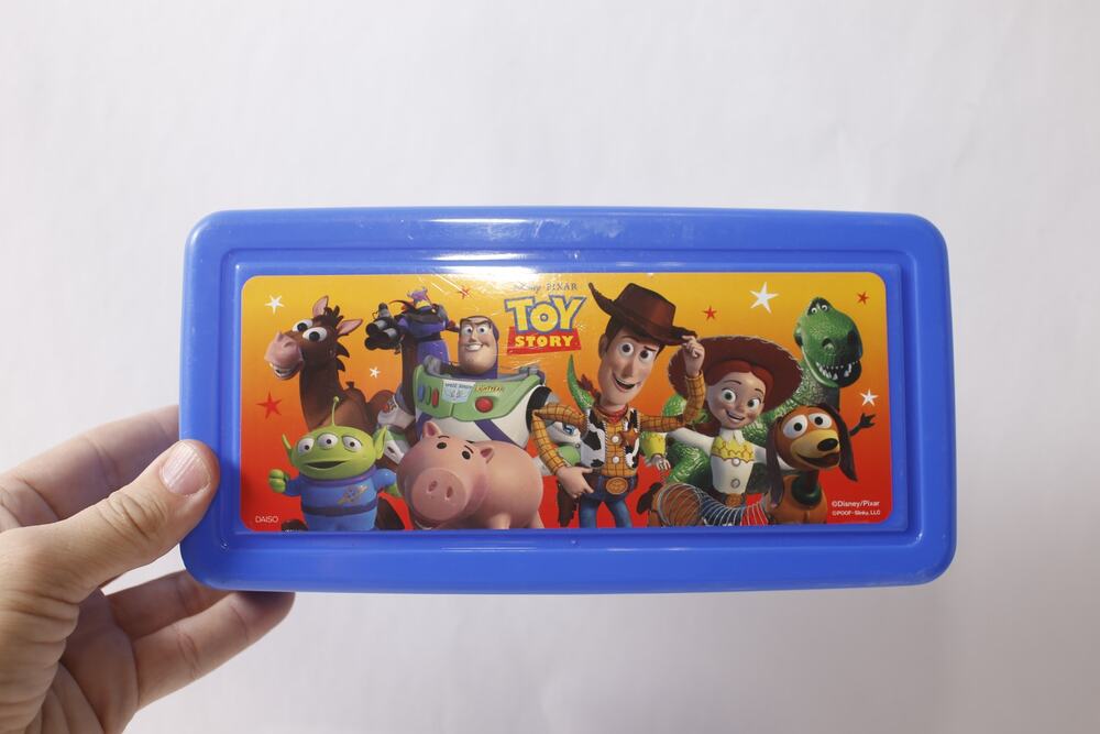 Disney Pixar Toy Story Plastic Clay Case 9" Blue Box Pencil Box ~ 260917-WH 400